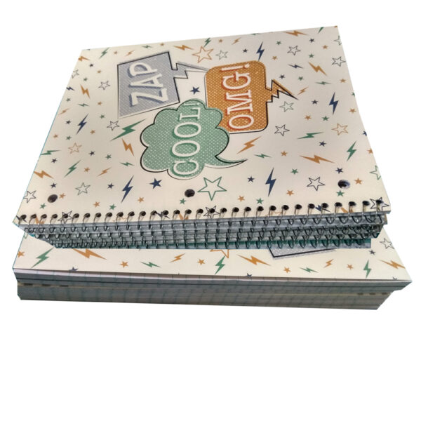 SPIRAL NOTEBOOK SINGLE LINE RULED 140 Pages, size 10.5in x 8in (pack of  6) in at nayeraste.com - Image 3